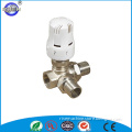 high quality manual brass three way thermostatic valve